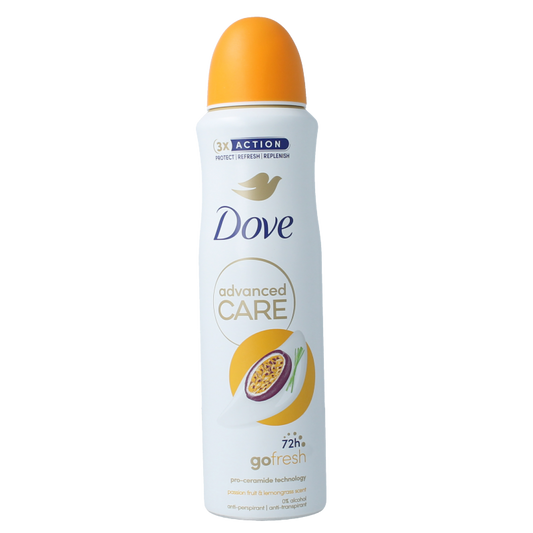 Dove Deodorant spray go fresh passievrucht & citroengr 150 Milliliter