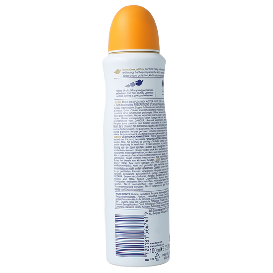 Dove Deodorant spray go fresh passievrucht & citroengr 150.00 Milliliter