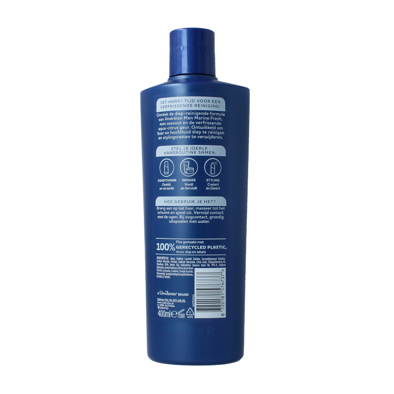 Andrelon Shampoo men iedere dag 400 Milliliter