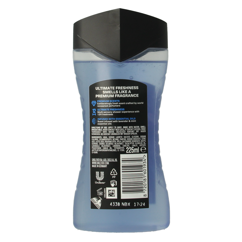 AXE Showergel blue lavender BS 225 Milliliter