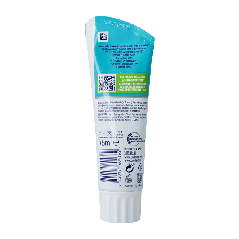 Prodent Tandpasta freshgel 75 Milliliter