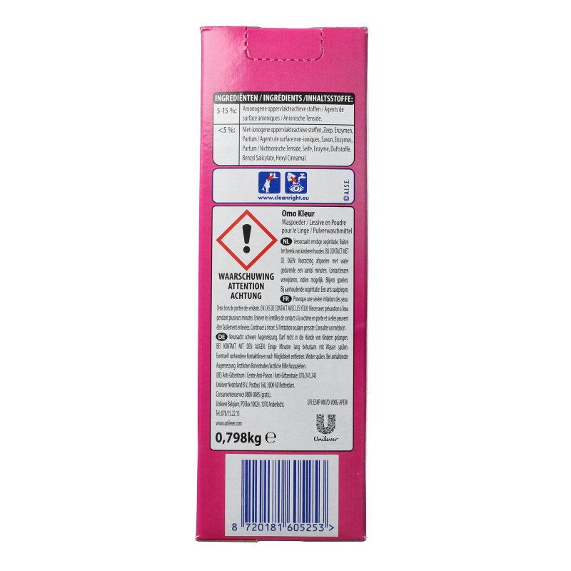 OMO Poeder color 14sc 798 Gram