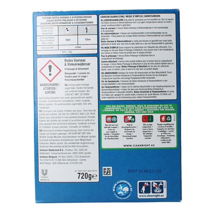 Biotex Waspoeder voorwas & waskrachtversterker 720.00 Gram