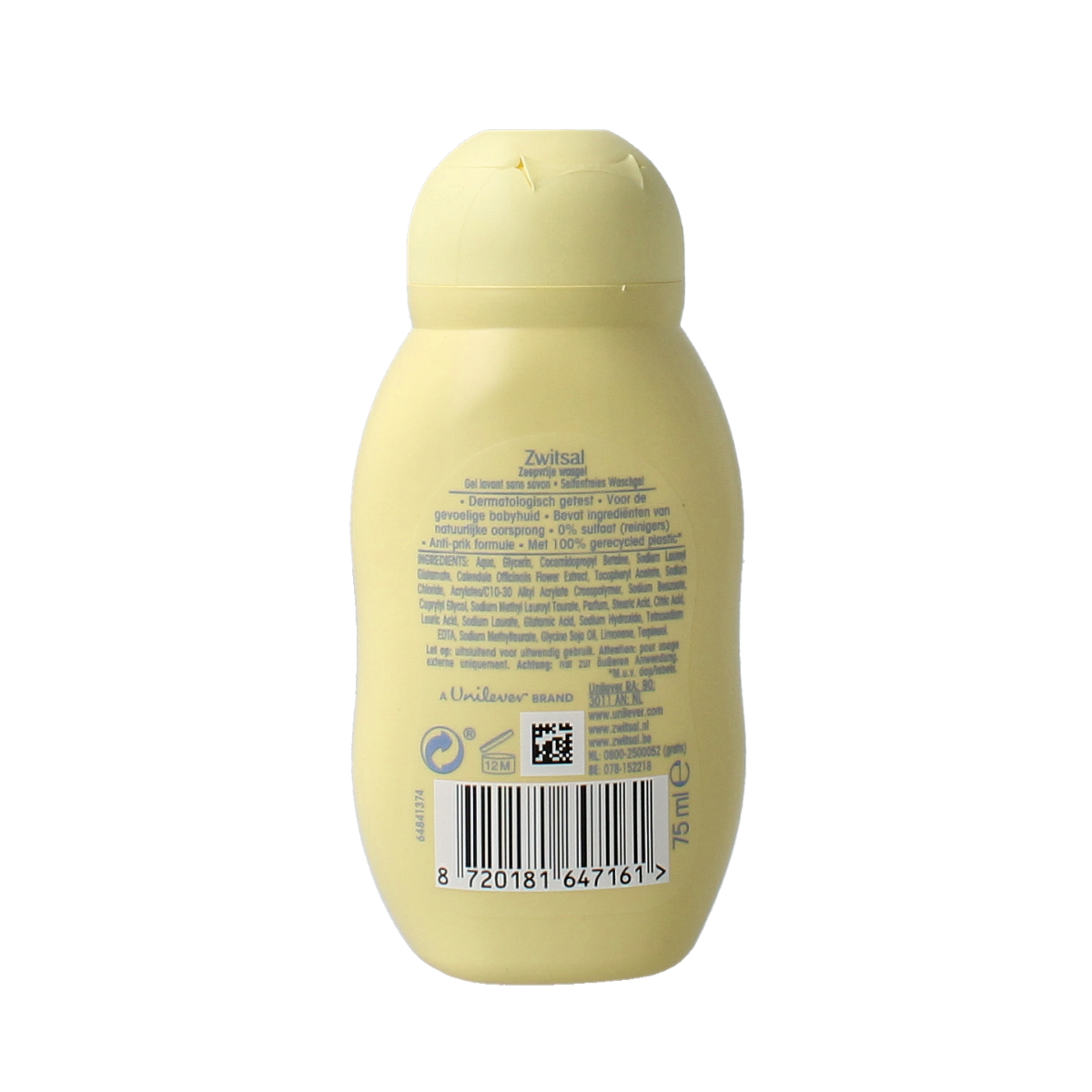 Zwitsal Wasgel 75.00 Milliliter