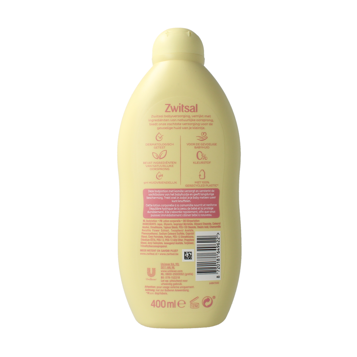 Zwitsal Bodylotion 400.00 Milliliter