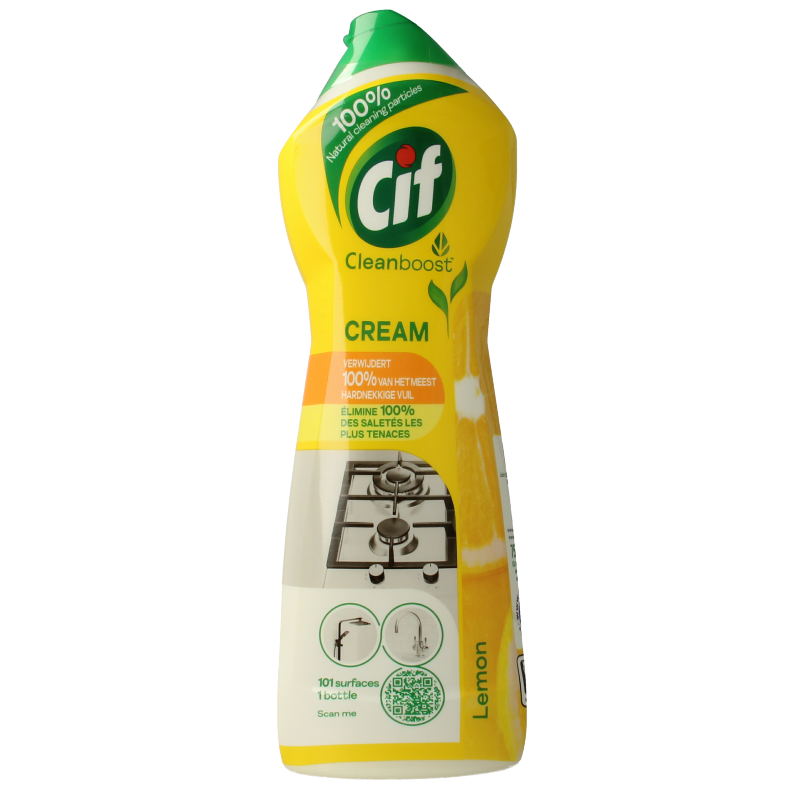 Cif Cream citroen schuurmiddel 750 Milliliter