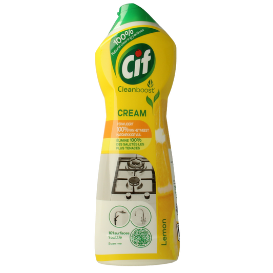 Cif Cream citroen schuurmiddel 750 Milliliter