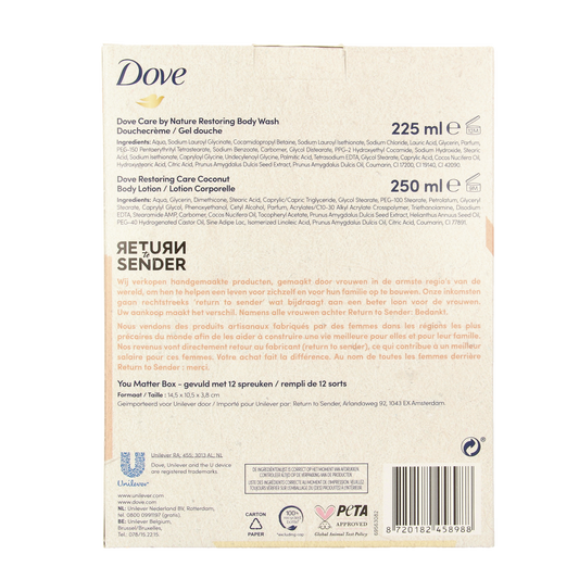 Dove Geschenkverpakking return to sender you matter  1.00 Set