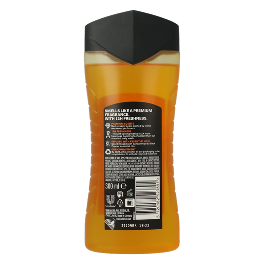 AXE Showergel copper santal  300 Milliliter