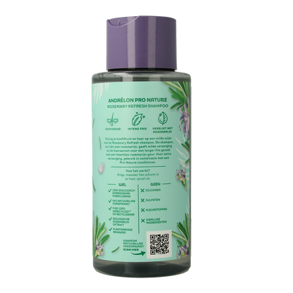 Andrelon Shampoo pro nature  rosemary refresh 400.00 Milliliter