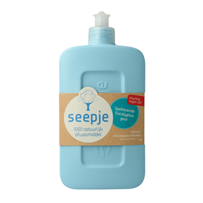 Seepje Afwasmiddel spetterende eucalyptus 500 Milliliter