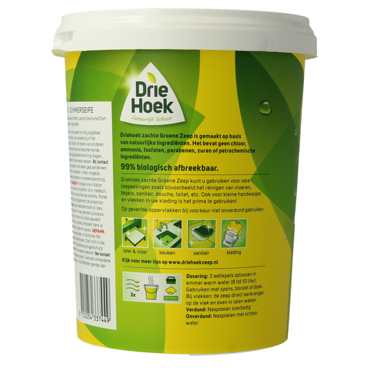 Driehoek Zachte zeep 900.00 Gram