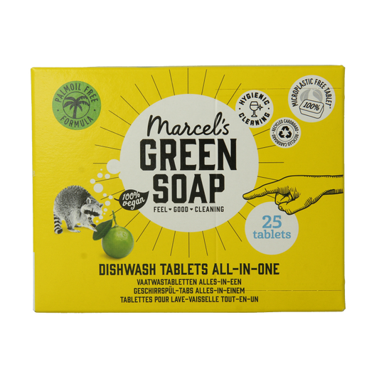 Marcel's Green Soap Vaatwas tabletten 25 Stuks