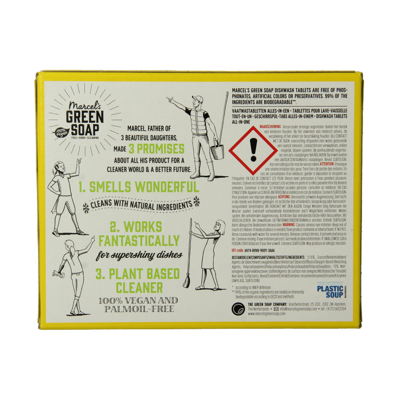 Marcel's Green Soap Vaatwas tabletten 25 Stuks