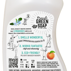 Marcel's Green Soap Wasverzachter perzik & jasmijn 750.00 Milliliter