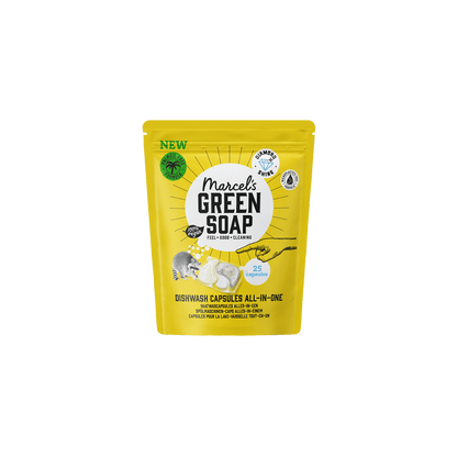Marcel's Green Soap Vaatwas capsules 25.00 Capsules
