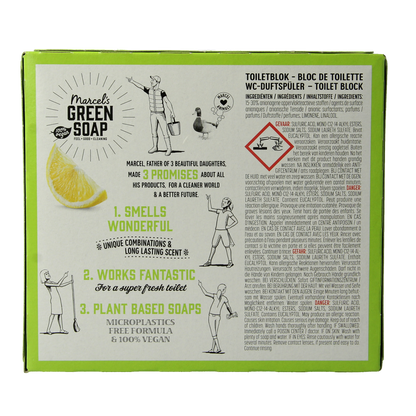 Marcel's Green Soap Toiletblok citroen & gember 35.00 Gram