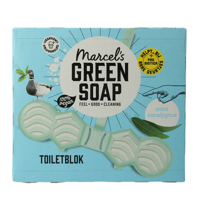 Marcel's Green Soap Toiletblok munt & eucalyptus 35.00 Gram