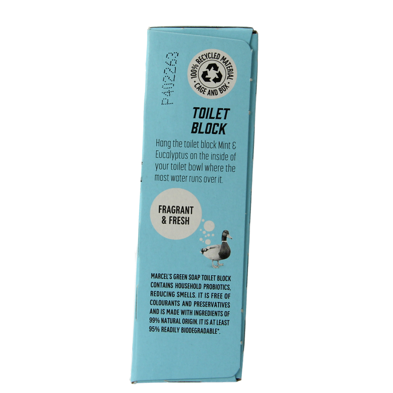 Marcel's Green Soap Toiletblok munt & eucalyptus 35 Gram