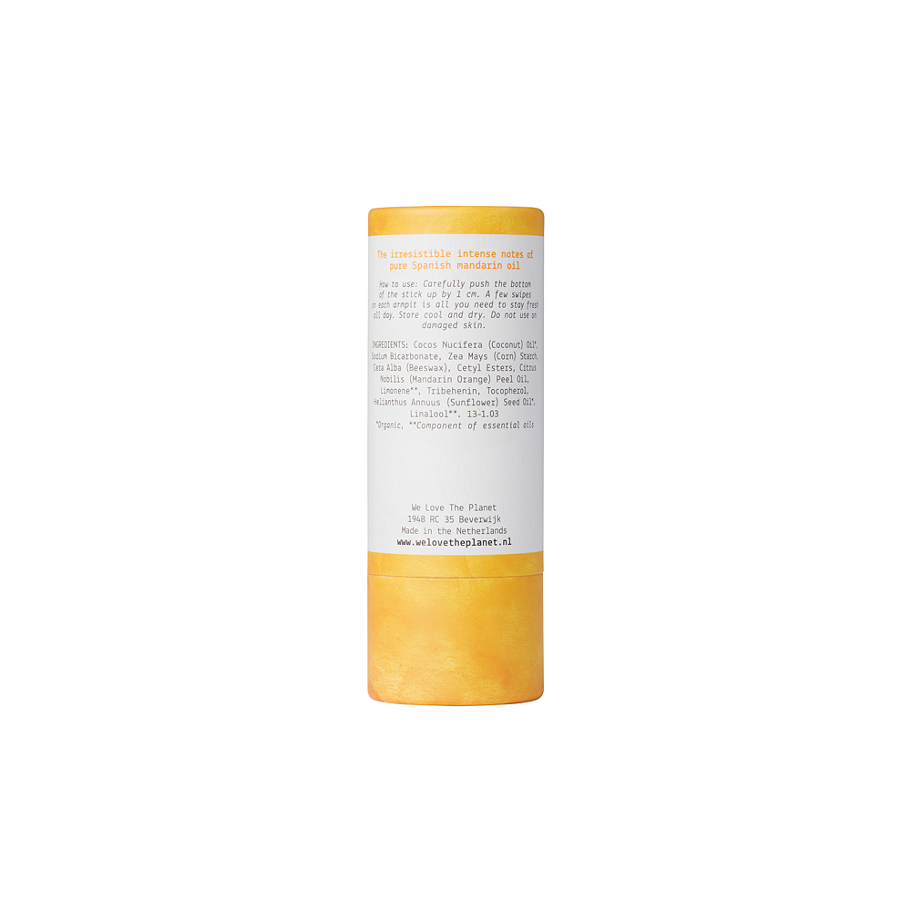 We Love The planet 100% natural deodorant original orange 40 Gram