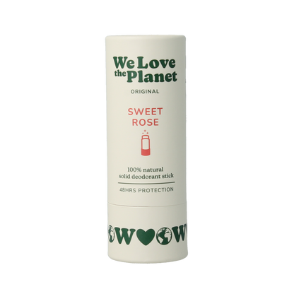 We Love The Planet Deodorant stick sweet rose 40.00 Gram