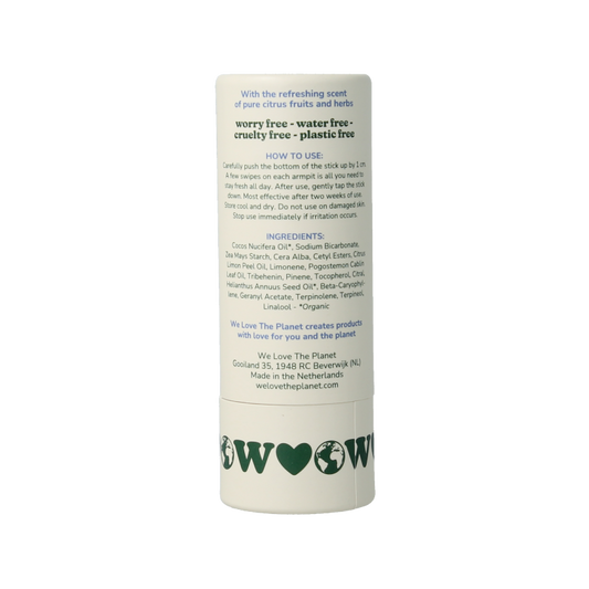 We Love Deodorant stick fresh citrus 40 Gram