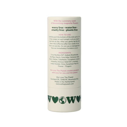 We Love The Planet Deodorant stick chic magnolia 40.00 Gram