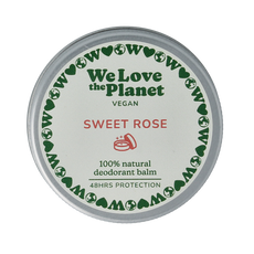 We Love Deodorant balm sweet rose vegan 35 Gram