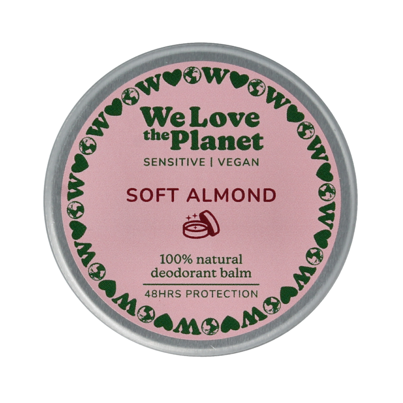 We Love Deodorant balm soft almond sensitive vegan 35 Gram