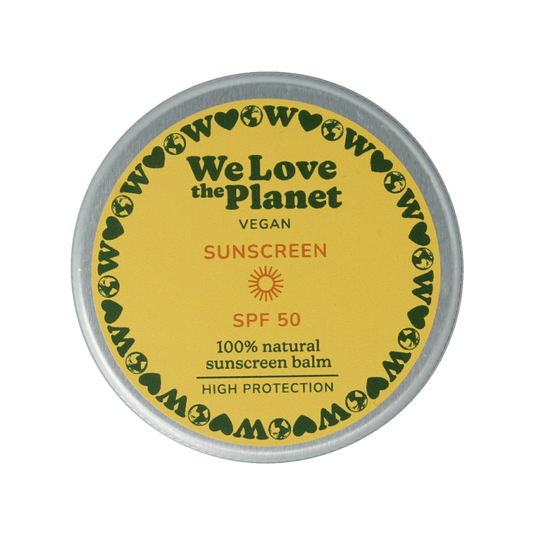 We Love The Planet Sunscreen balm vegan SPF50 35 Gram