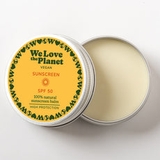 We Love The Planet Sunscreen balm vegan SPF50 35 Gram