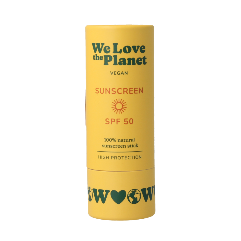 We Love The Planet Sunscreen stick vegan SPF50 40 Gram