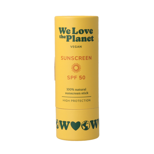 We Love The Planet Sunscreen stick vegan SPF50 40 Gram