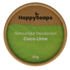 Happysoaps Deodorant kokos en limoen 45 Gram