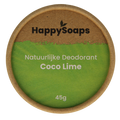 Happysoaps Deodorant kokos en limoen 45 Gram