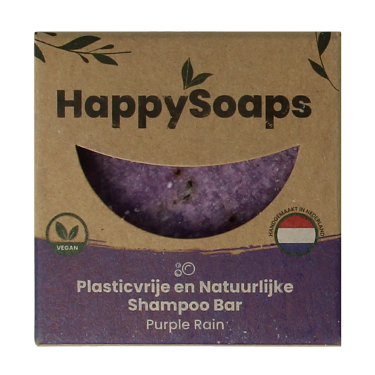 Happysoaps Shampoobar purple rain 70 Gram
