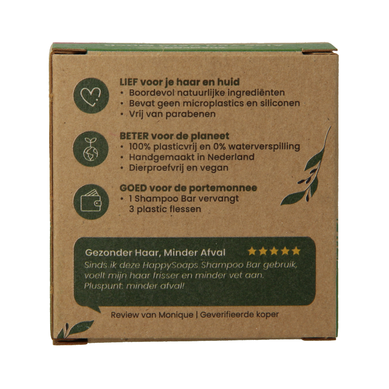 Happysoaps Shampoobar aloe you vera much 70 Gram