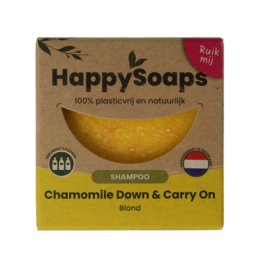 Happysoaps Shampoobar chamomile down & carry on 70 Gram