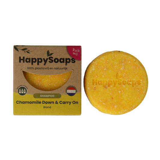 Happysoaps Shampoobar chamomile down & carry on 70 Gram