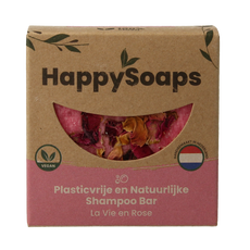 Happysoaps Shampoobar la vie en rose 70 Gram