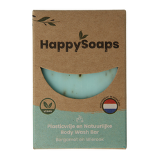 Happysoaps Body bar bergamot en wierook 100 Gram
