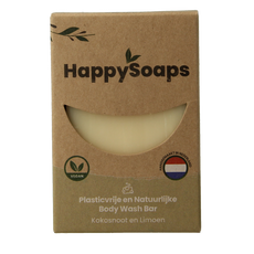 Happysoaps Body bar kokosnoot & limoen 100 Gram