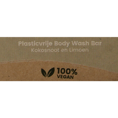Happysoaps Body bar kokosnoot & limoen 100 Gram