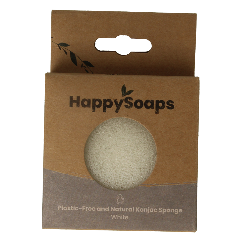 Happysoaps Konjac spons alle huidtypen 1 Stuks
