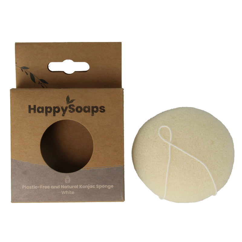 Happysoaps Konjac spons alle huidtypen 1 Stuks