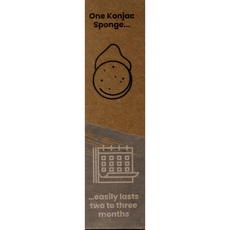 Happysoaps Konjac spons alle huidtypen 1 Stuks