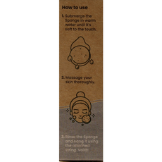 Happysoaps Konjac spons alle huidtypen 1 Stuks