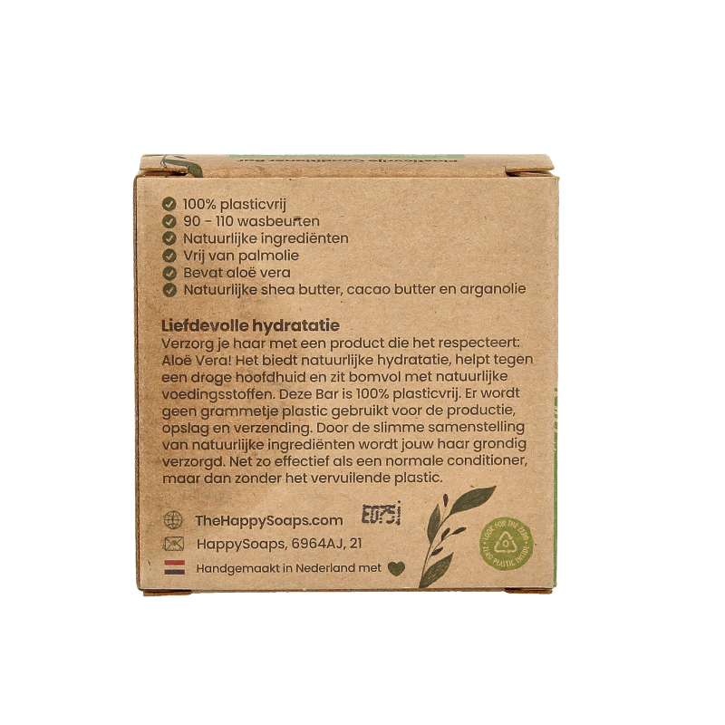 Happysoaps Conditioner bar aloe you vera much 65 Gram