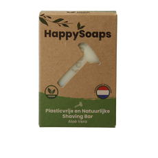 Happysoaps Shaving bar aloe vera 80 Gram