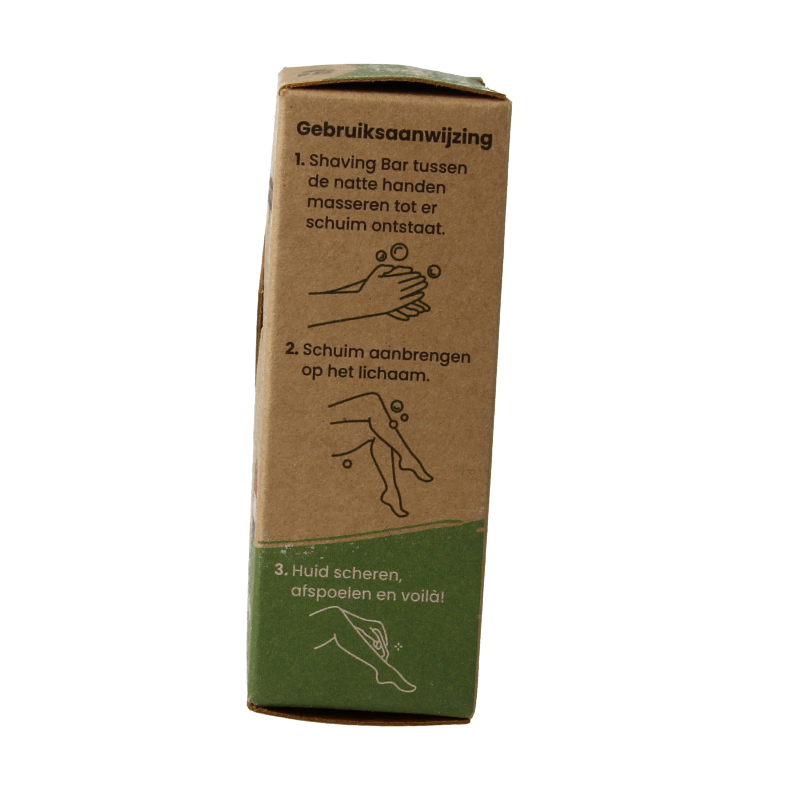 Happysoaps Shaving bar aloe vera 80 Gram